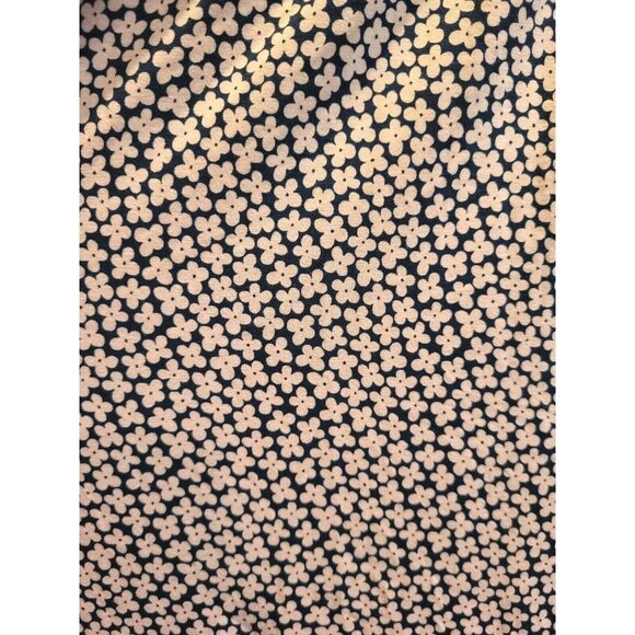 Boden Pink Navy Floral Short Sleeve Stretchy Lightweight Midi Dress Sz 12L - Picture 4 of 8